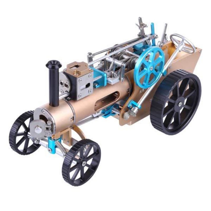 kovový edukativní interaktivní funkční model parního automobilu DM 34 edutor